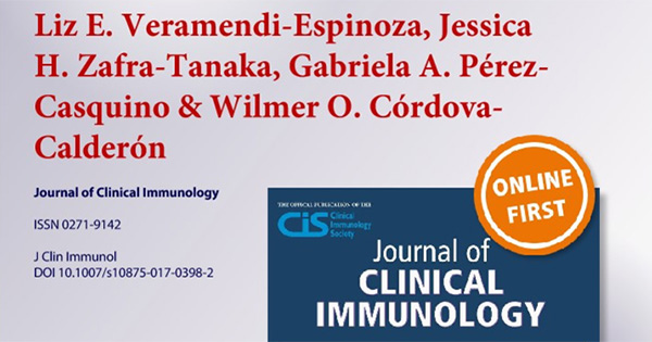 Journal of Clinical Immunology sobre pacientes con IDP
