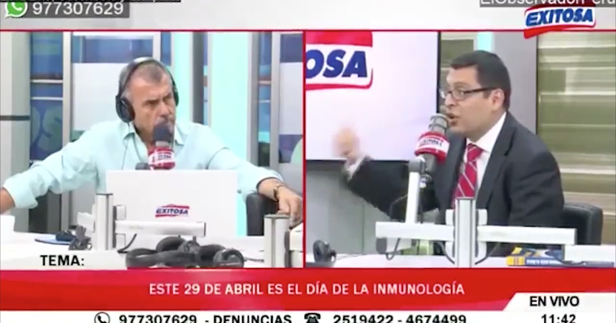 Radio Exitosa: Entrevista al Dr César Galván por el estado de la inmunología en el Perú (VIDEO)