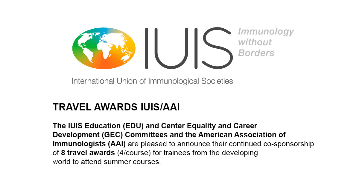 TRAVEL AWARDS IUIS/AAI