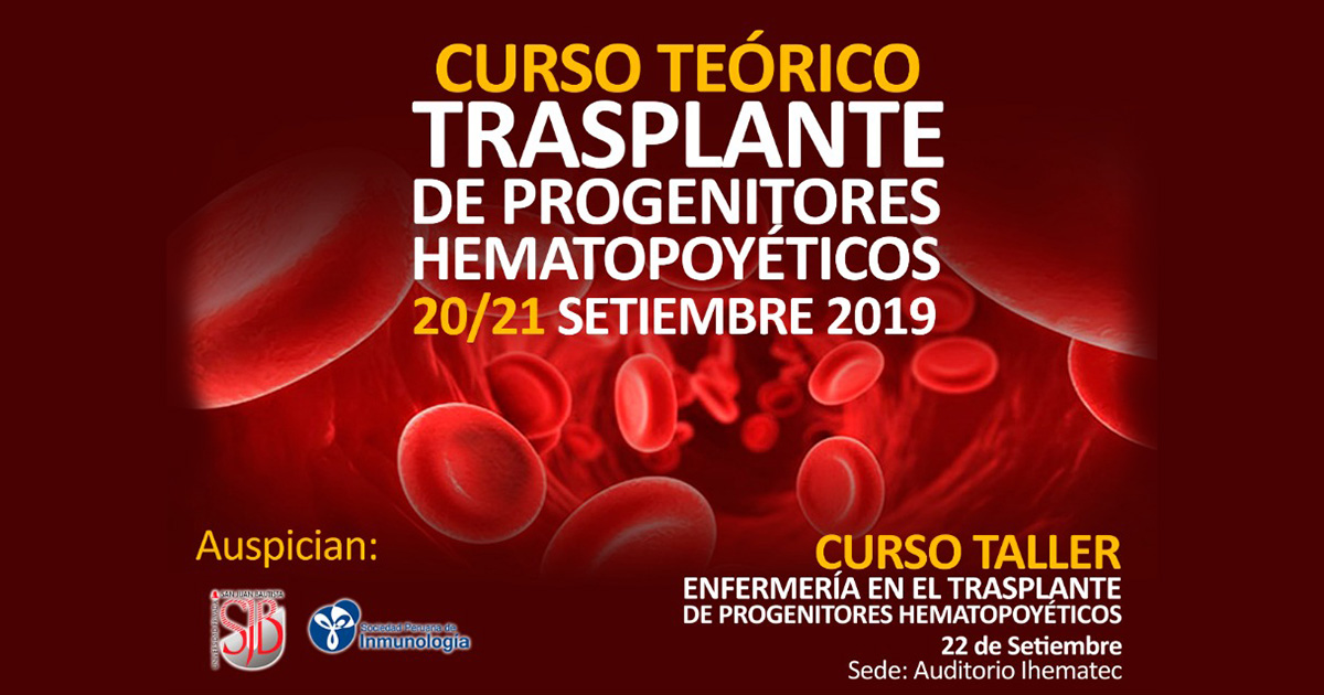 Curso Teórico Trasplante de Progenitores Hematopoyéticos