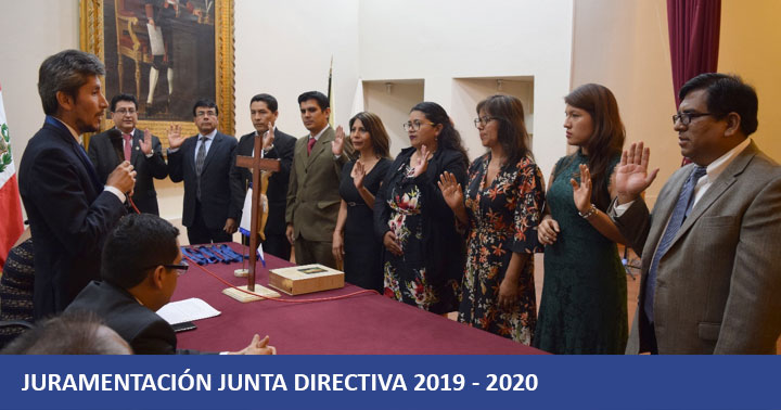 Ceremonia de juramentación Junta Directiva 2019 - 2020